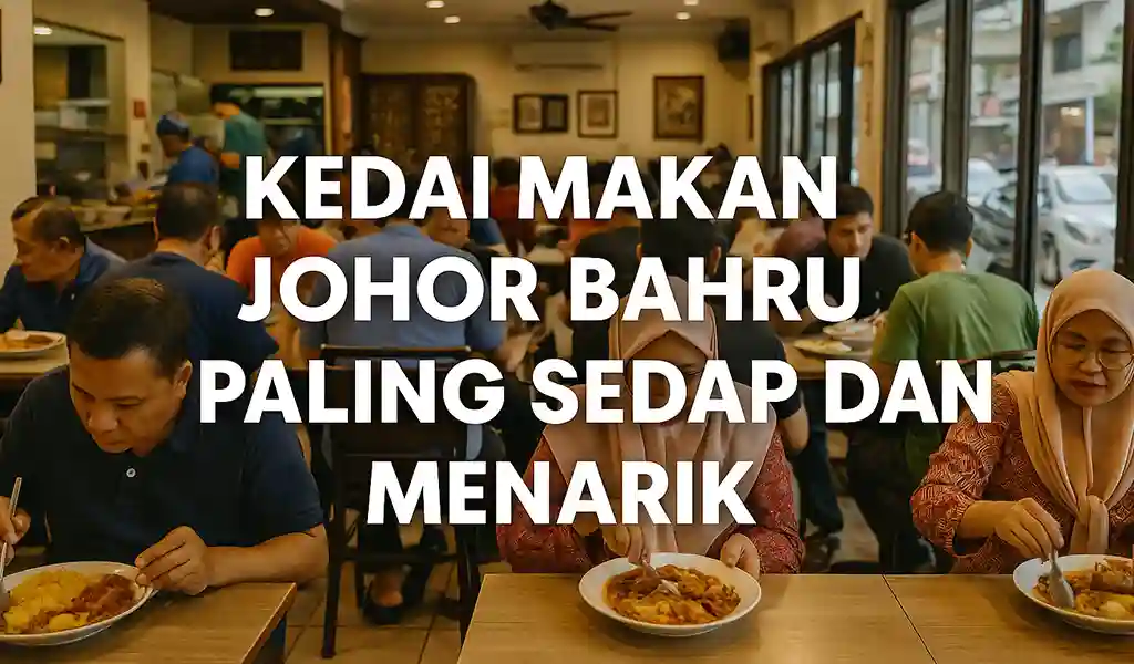Kedai Makan Johor Bahru Paling Sedap dan Menarik
